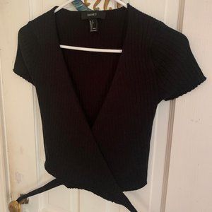 Forever 21 wrap crop top